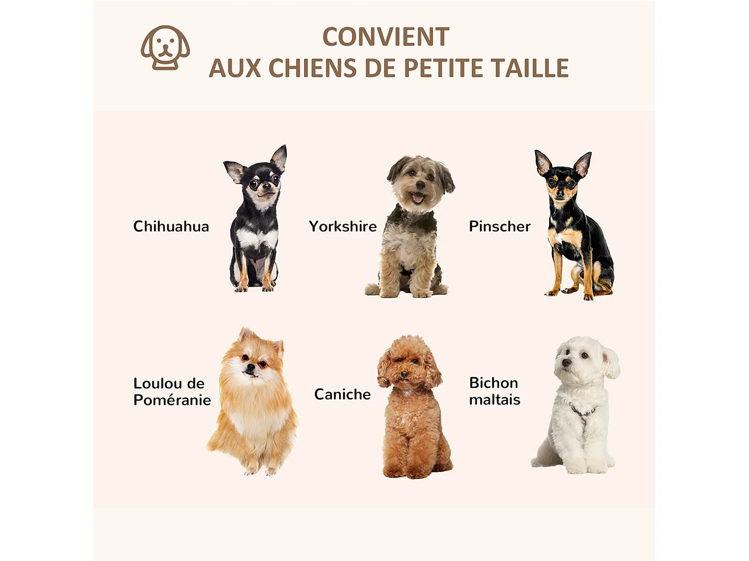 Panier pour chien chat Ø50 x 19H cm effet tressé tricot - coussin amovible et lavable en machine - polyester gris