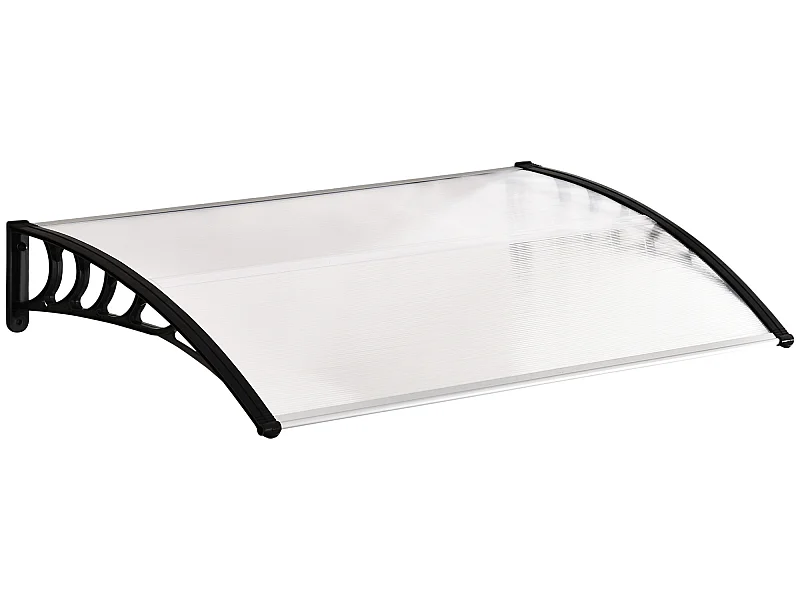Tejadillo de protección transparente 150x90x25cm Outsunny