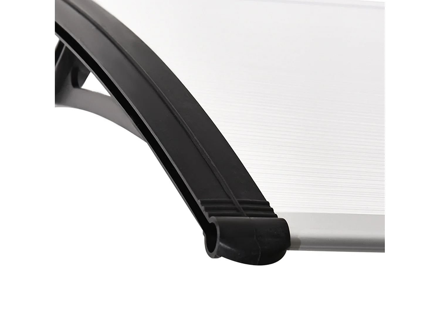 Tejadillo de protección transparente 122x89x24 cm Outsunny