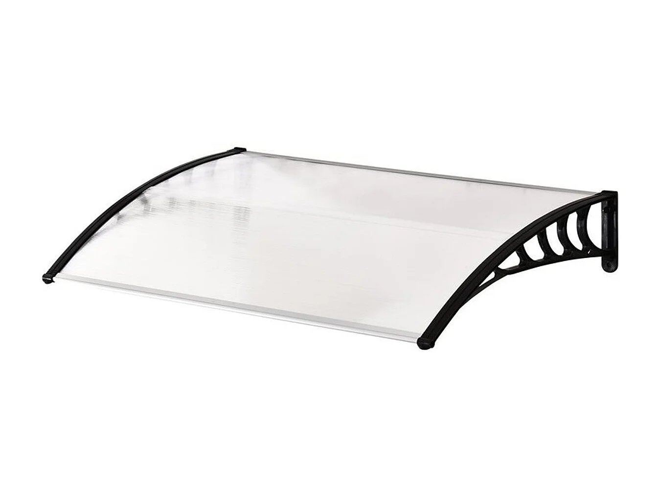 Tejadillo de protección transparente 122x89x24 cm Outsunny