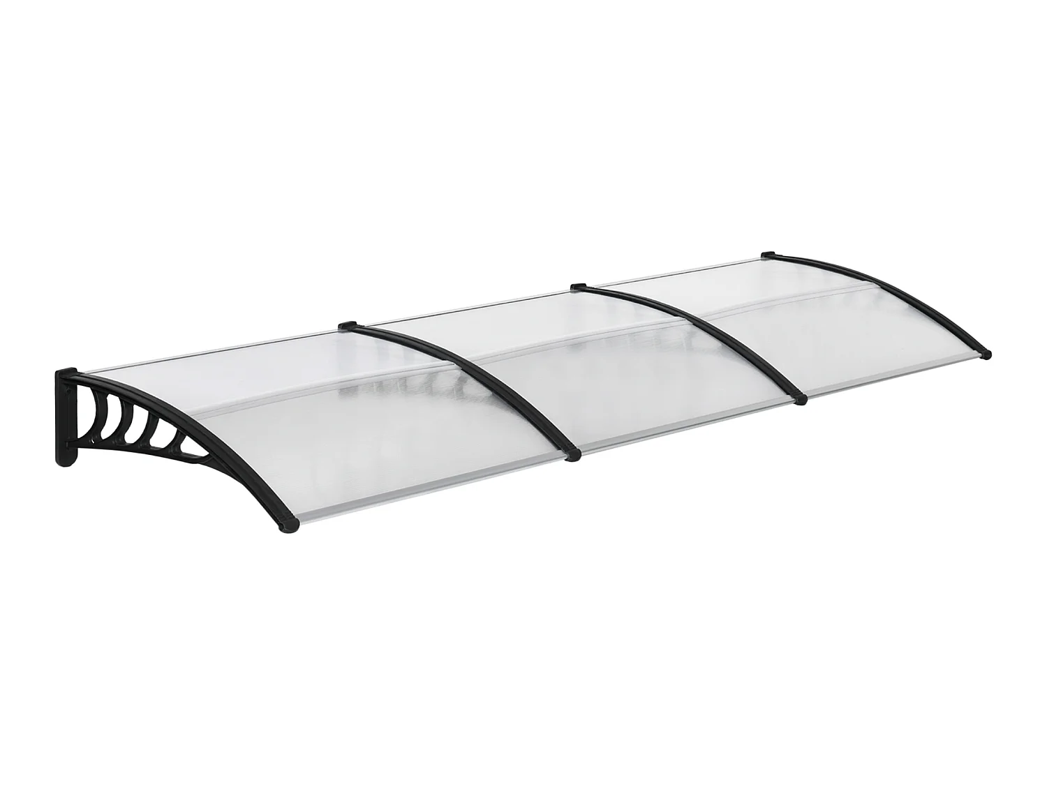 Tejadillo de protección transparente 303x96x27 cm Outsunny