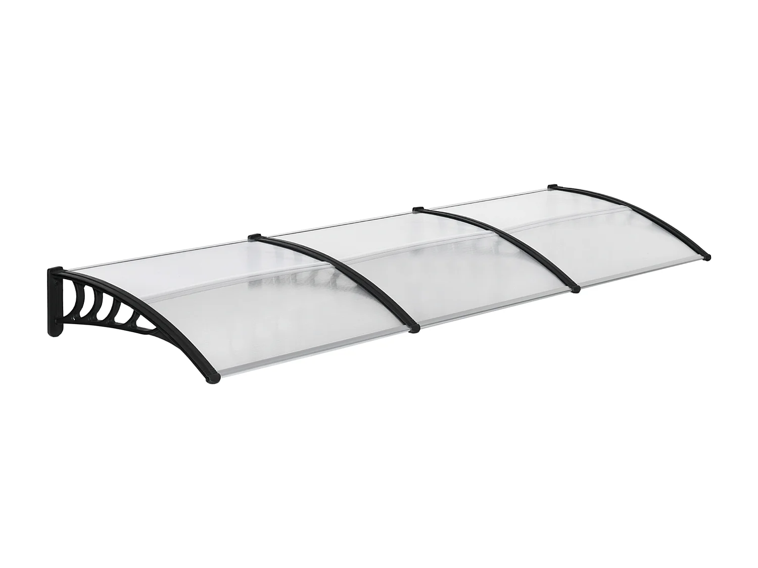 Tejadillo de protección transparente 303x96x27 cm Outsunny