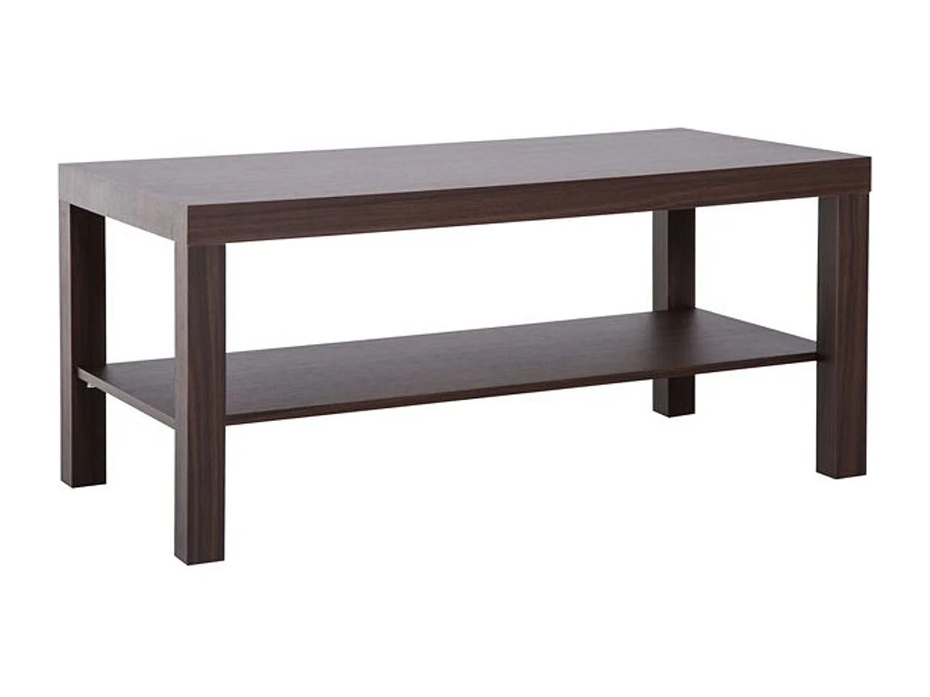 Mesa de centro nogal 90x45x40,5cm HOMCOM