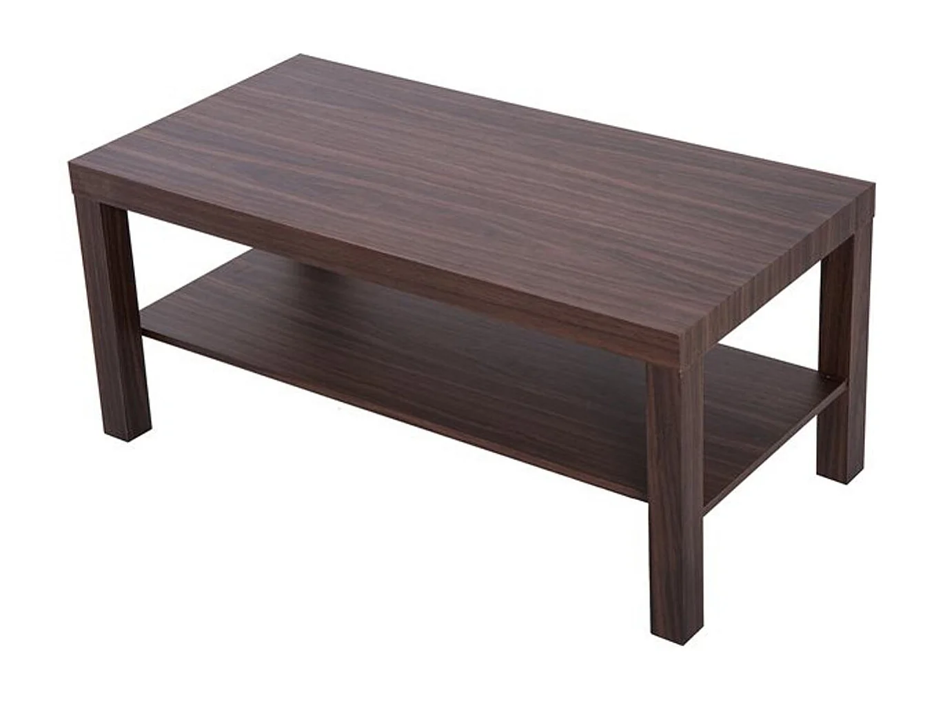 Mesa de centro nogal 90x45x40,5cm HOMCOM