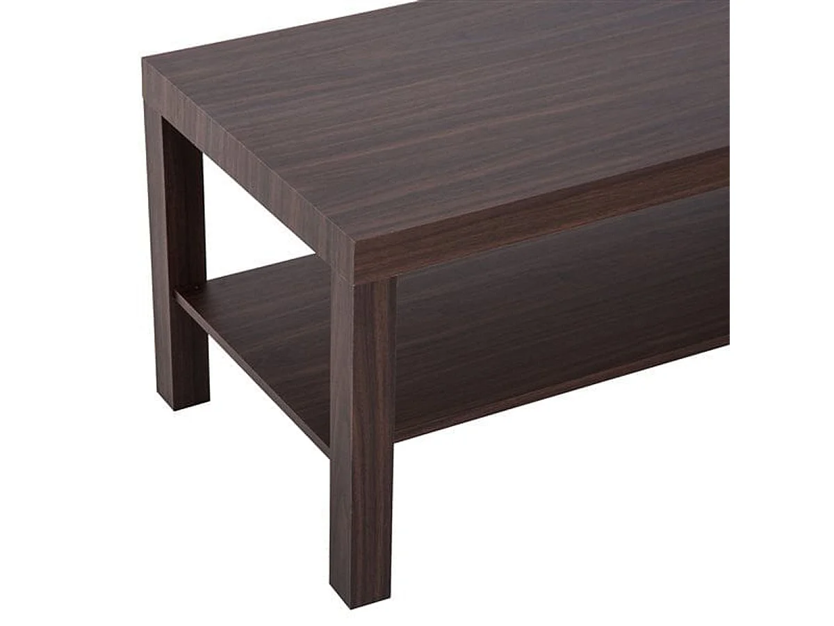 Mesa de centro nogal 90x45x40,5cm HOMCOM