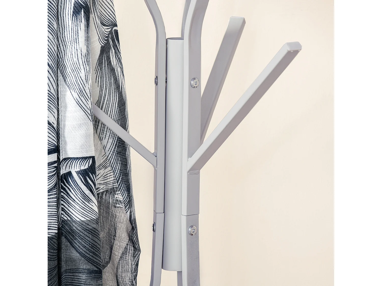 Mesa de centro transparente y natural 90x50x42 cm HOMCOM