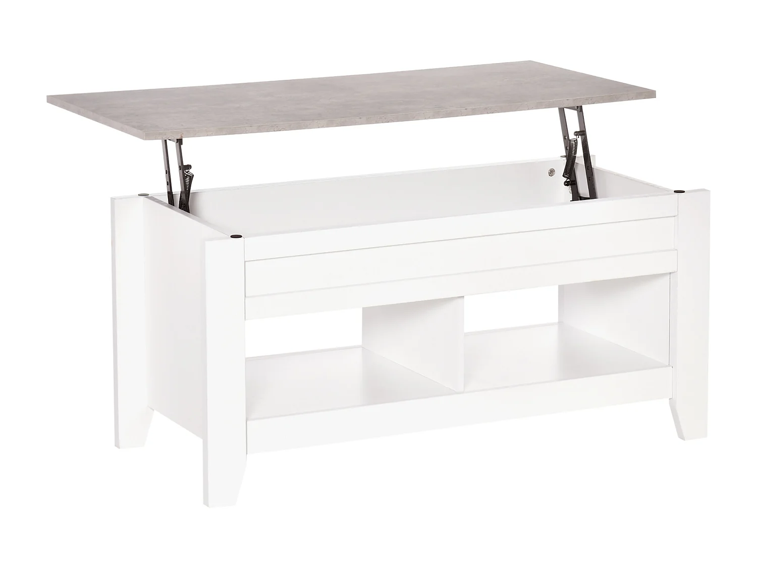 Mesa de centro elevable blanco 105x50x49 cm HOMCOM