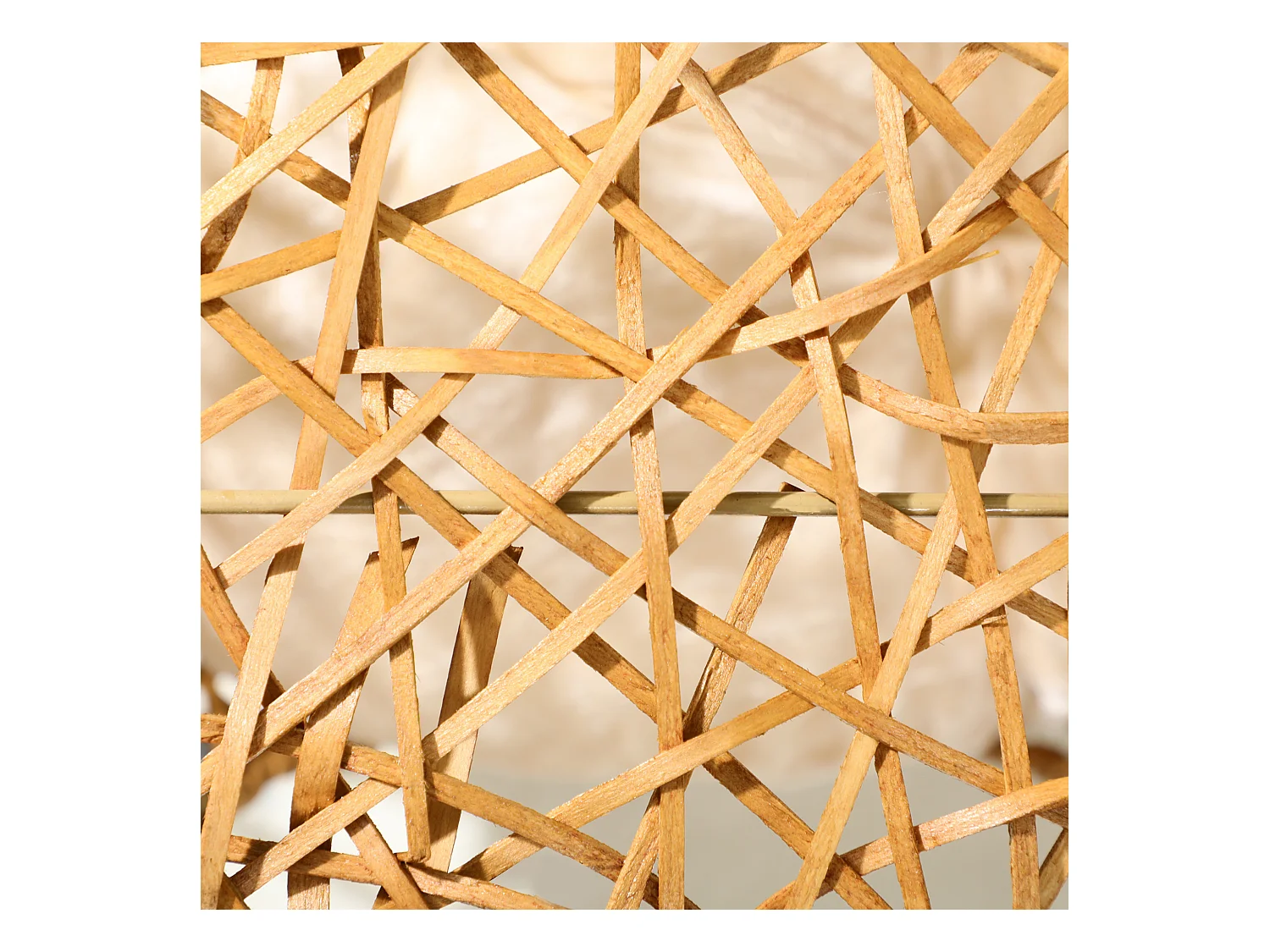 Panier chat lit chat cosy grand confort dim. Ø 40 x 32H cm coussin moelleux inclus polyester beige rotin