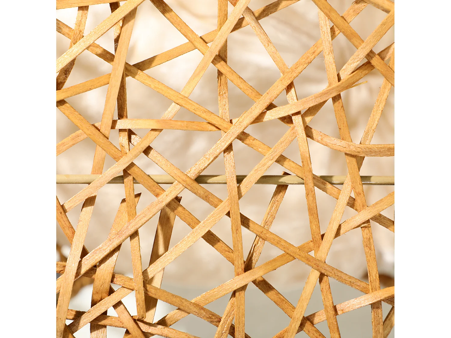 Panier chat lit chat cosy grand confort dim. Ø 40 x 32H cm coussin moelleux inclus polyester beige rotin