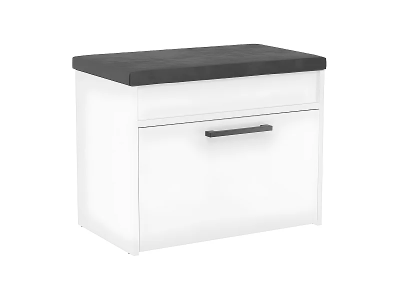 PARMI - Schuhmöbel skandinavischer Stil Eingang - 60x35x49 - Bank mit Aufbewahrung