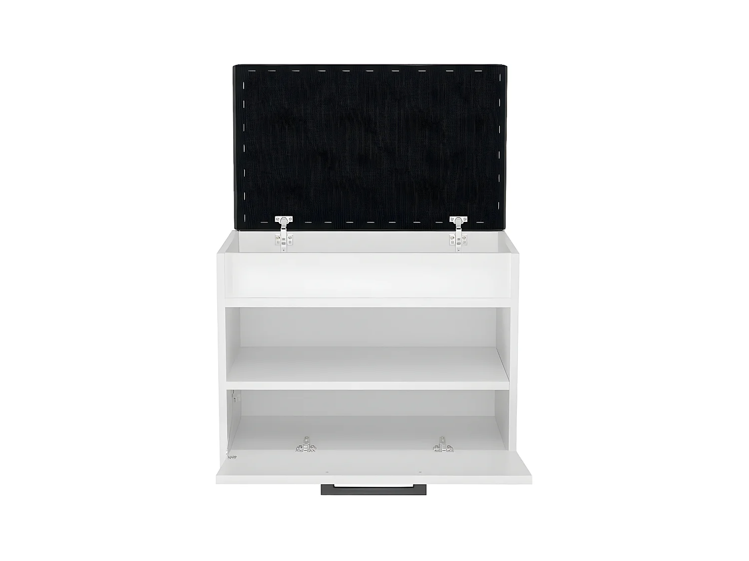 PARMI - Schuhmöbel skandinavischer Stil Eingang - 60x35x49 - Bank mit Aufbewahrung