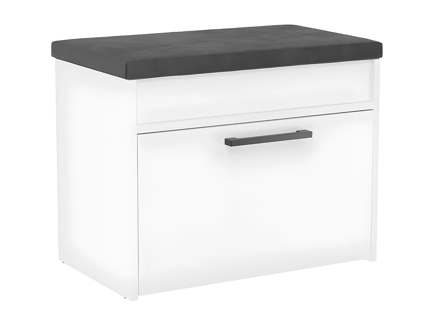 PARMI - Schuhmöbel skandinavischer Stil Eingang - 60x35x49 - Bank mit Aufbewahrung