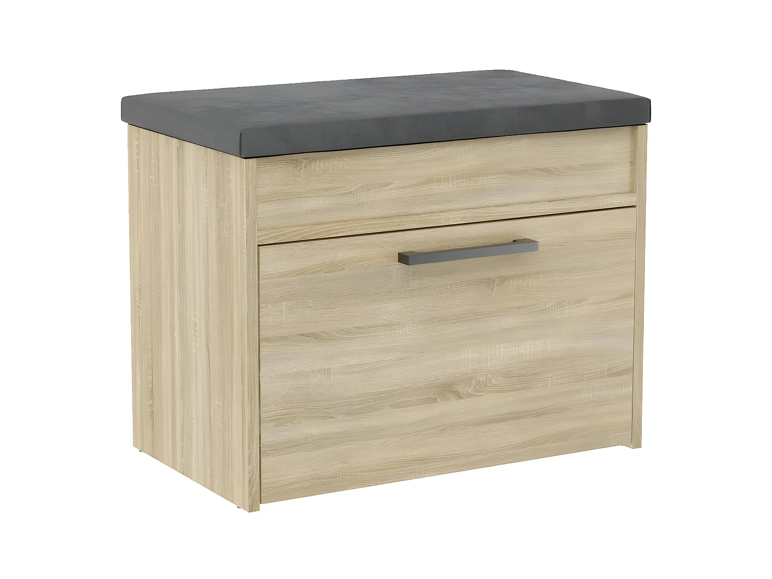 PARMI - Meuble à chaussures style scandinave entrée - 60x35x49 - Banc avec rangement