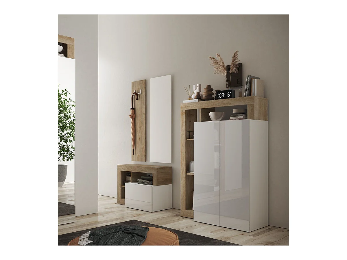 Meuble à chaussures 20 paires H139 cm - HAMBURG