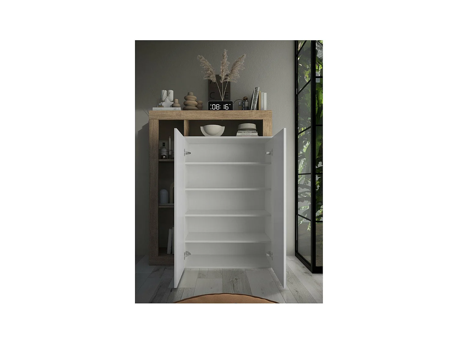 Meuble à chaussures 20 paires H139 cm - HAMBURG