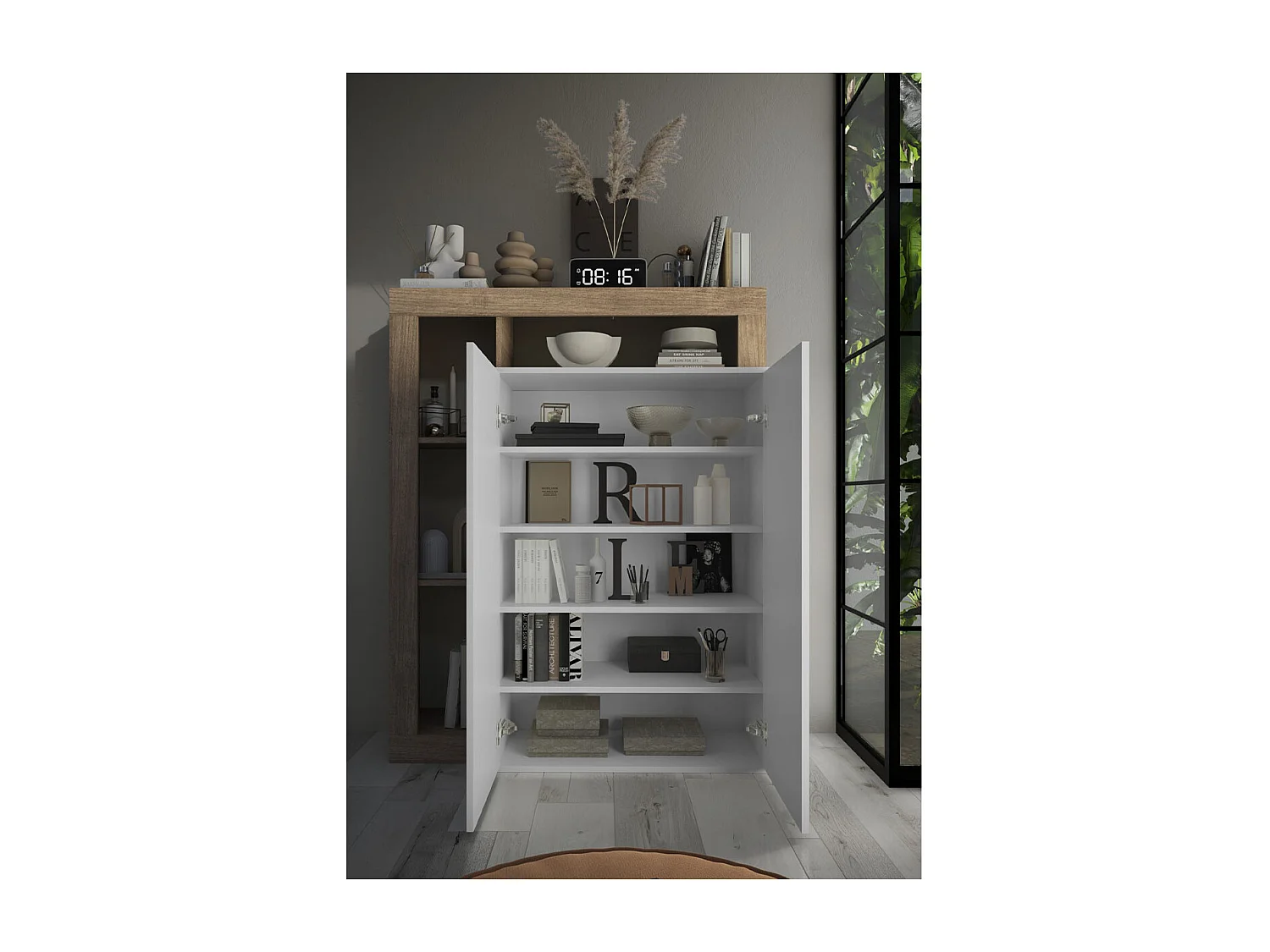 Schuhmöbel für 20 Paar Schuhe H139 cm - Hamburg