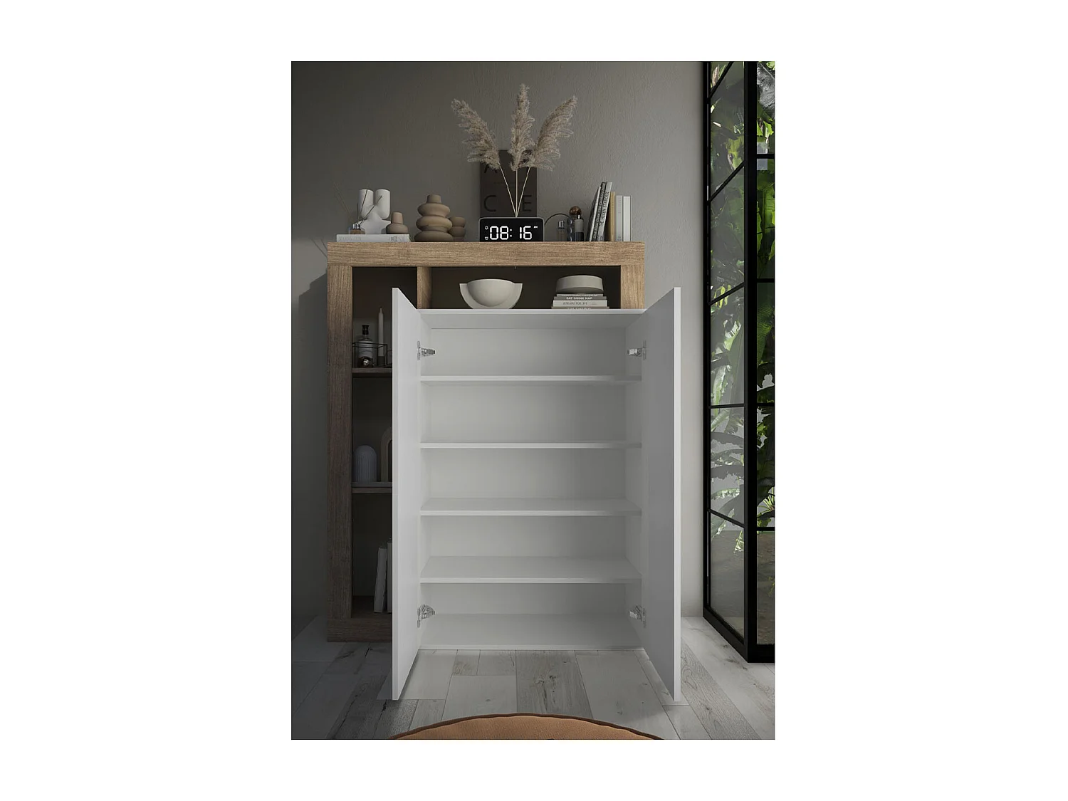 Schuhmöbel für 20 Paar Schuhe H139 cm - Hamburg