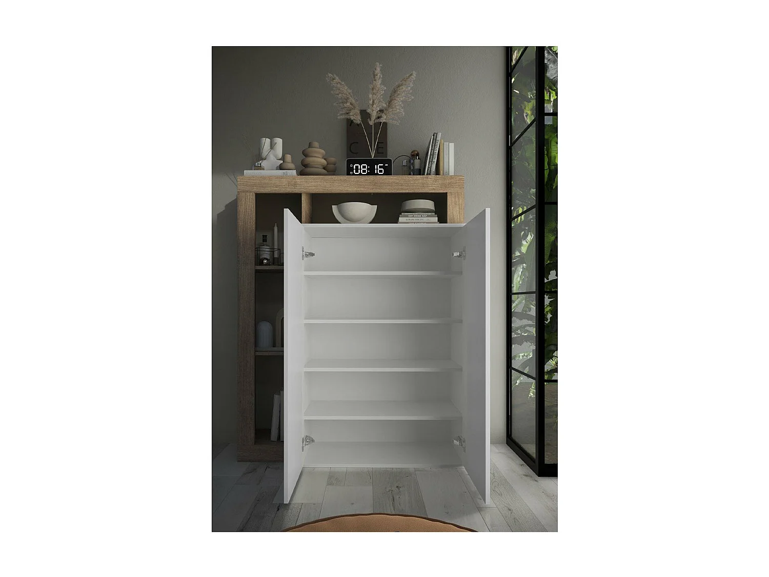 Schuhmöbel für 20 Paar Schuhe H139 cm - Hamburg