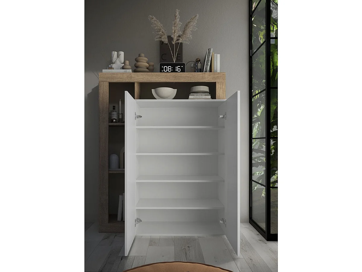 Meuble à chaussures 20 paires H139 cm - HAMBURG