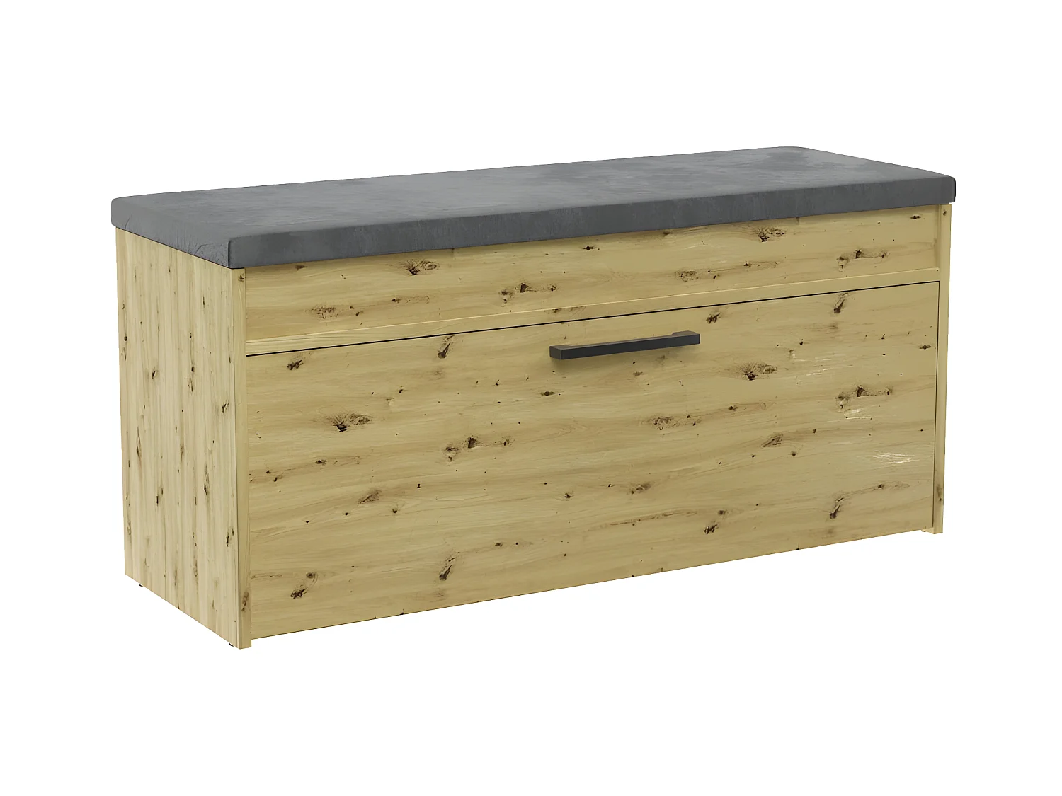 PARMI - Meuble à chaussures style scandinave entrée - 100x35x49 - Banc avec rangement