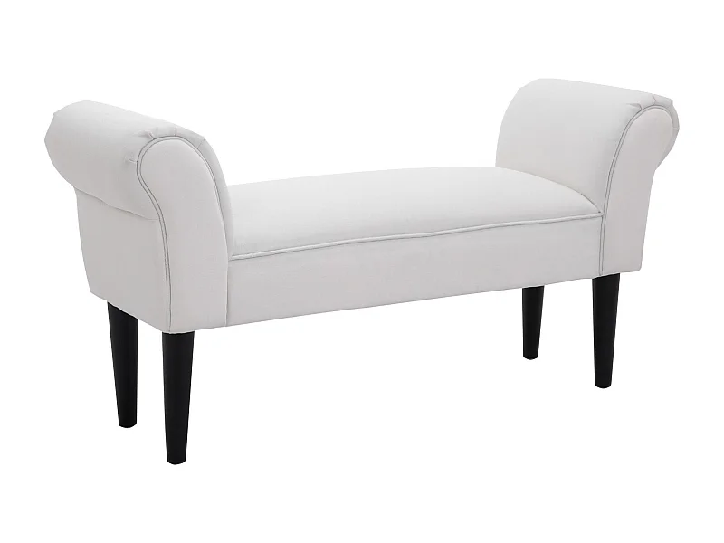 Banco de cama blanco 102x36x51cm HOMCOM
