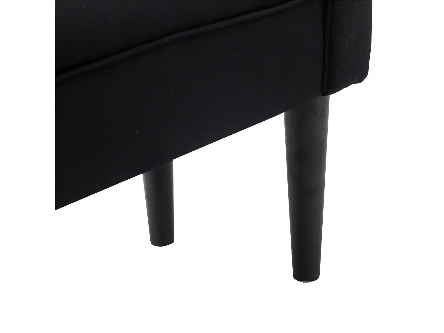 Banco de cama negro 102x36x51cm HOMCOM