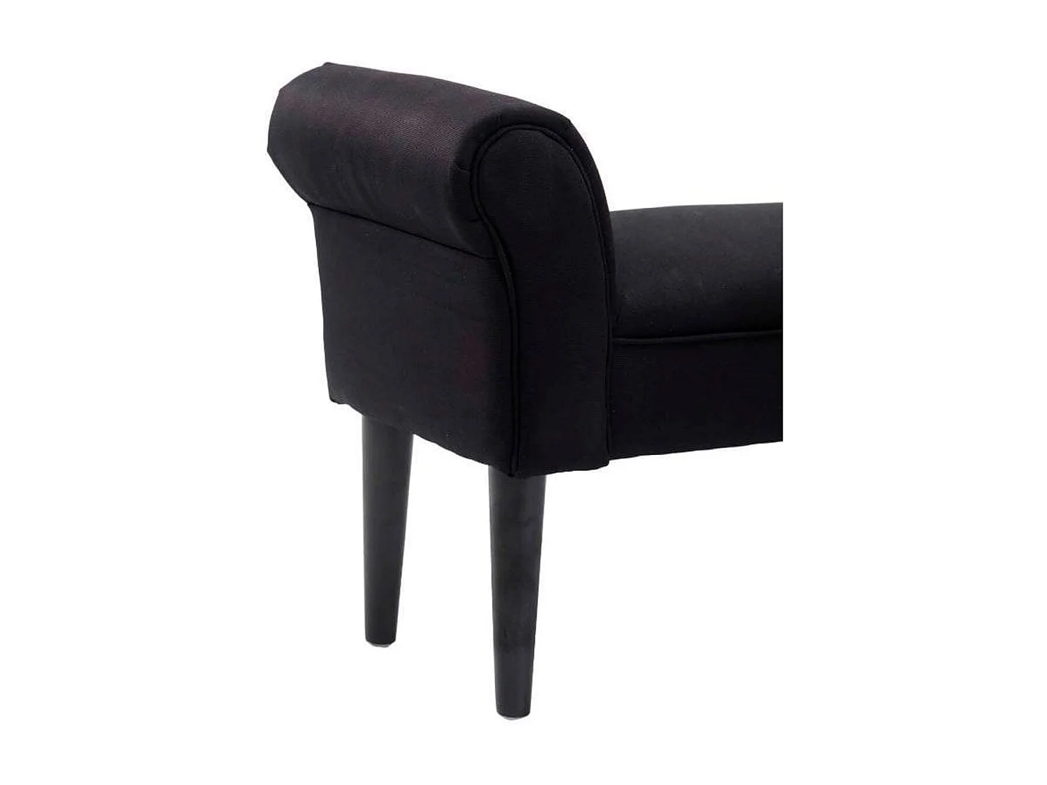 Banco de cama negro 102x36x51cm HOMCOM