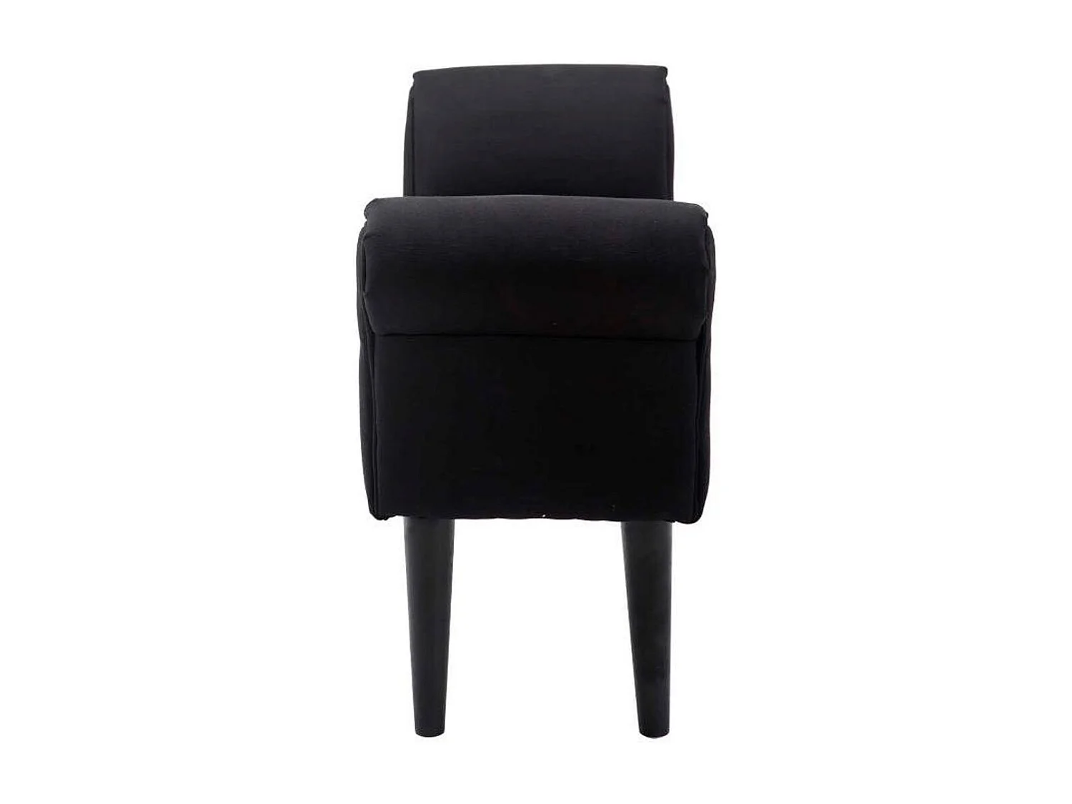 Banco de cama negro 102x36x51cm HOMCOM