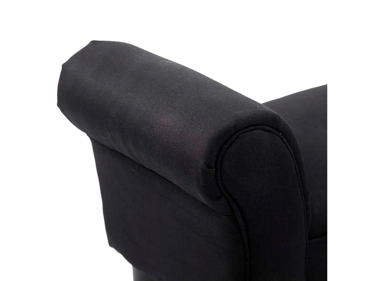 Banco de cama negro 102x36x51cm HOMCOM