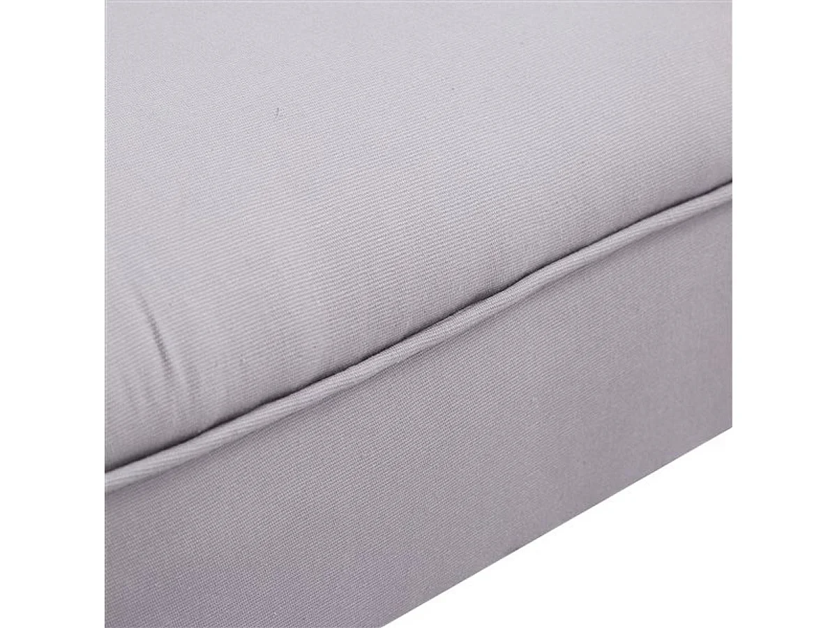 Banco de cama gris 102x36x51cm HOMCOM