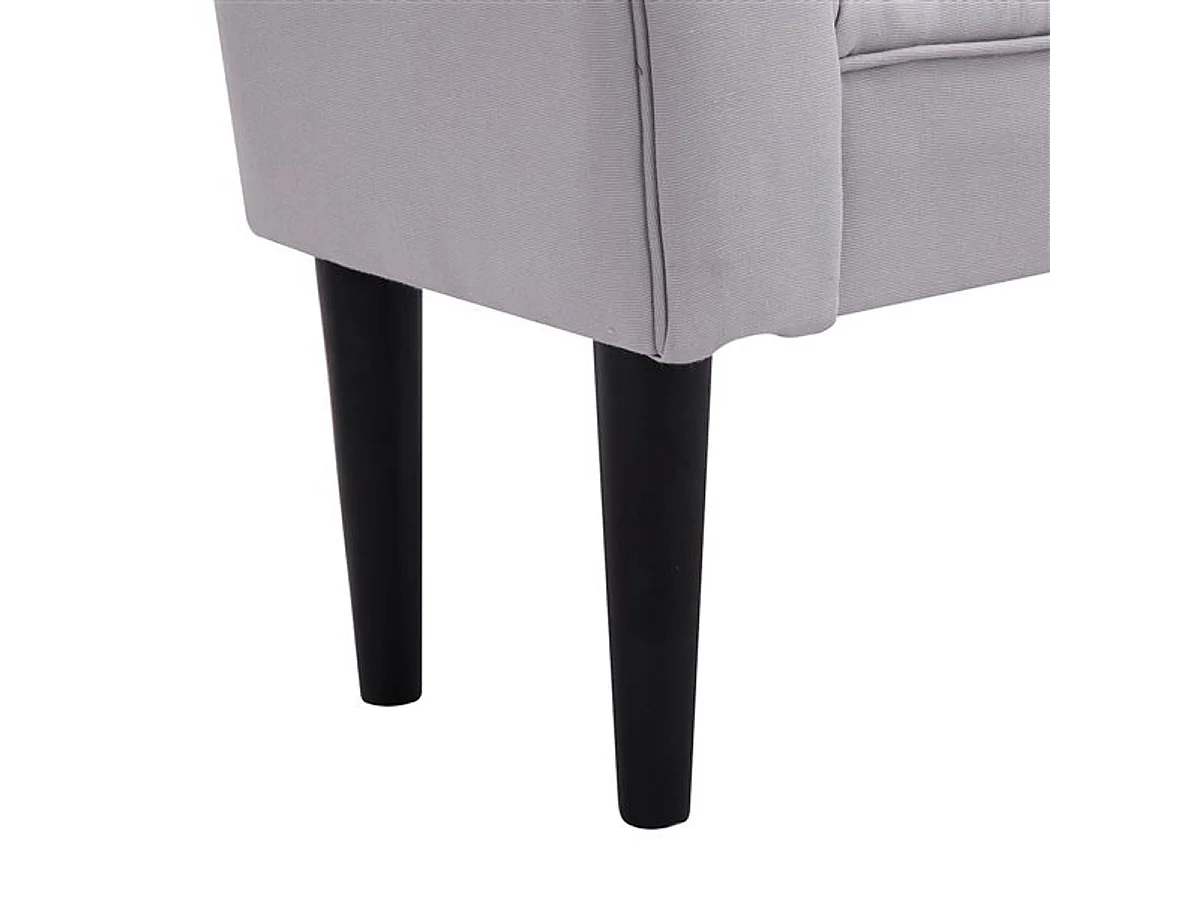 Banco de cama gris 102x36x51cm HOMCOM