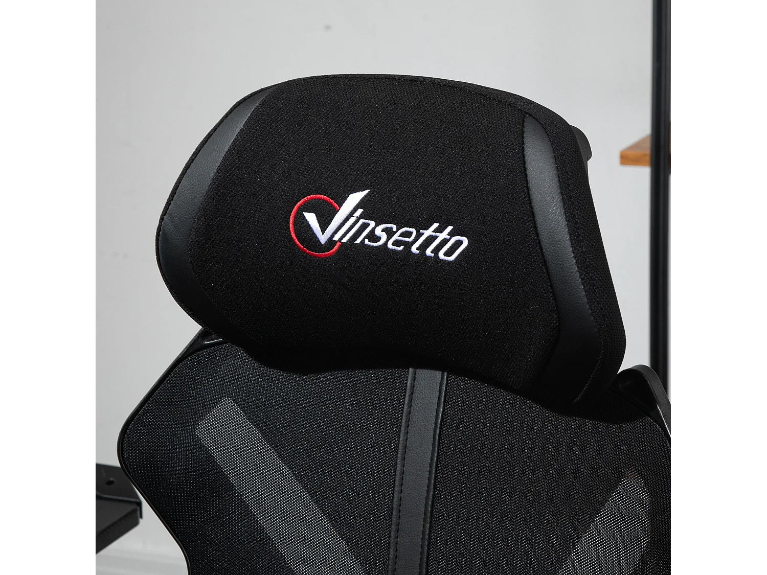 Silla de oficina negro 65x65x129 cm Vinsetto