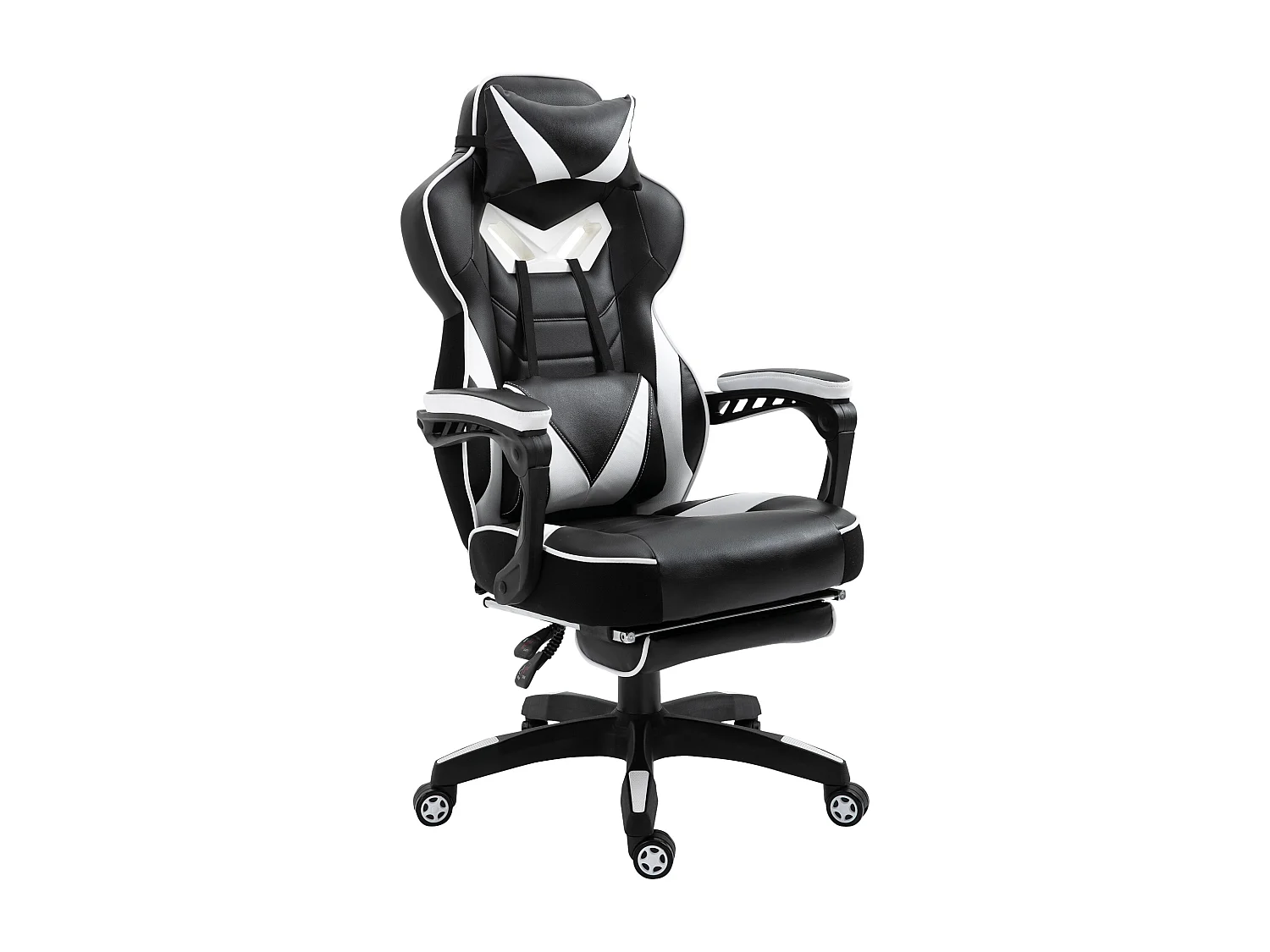 Silla para gaming blanco 65x70x128.5 cm Vinsetto