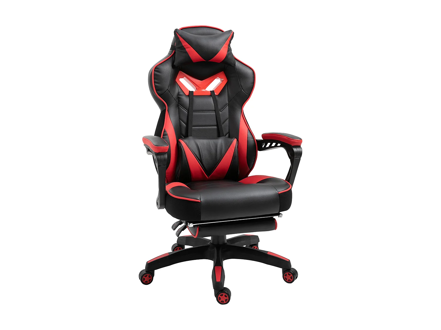 Silla para gaming rojo 65x70x128.5 cm Vinsetto