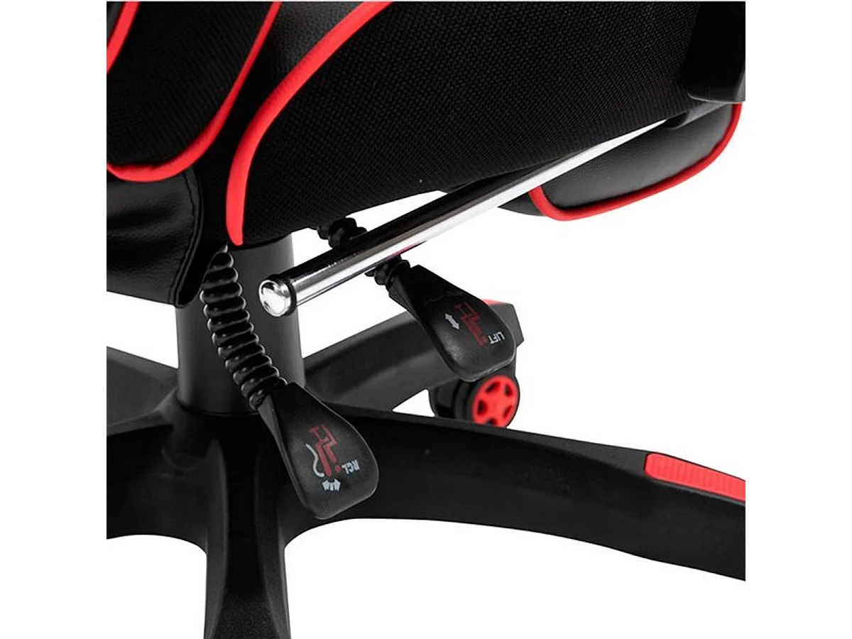 Silla para gaming rojo 65x70x128.5 cm Vinsetto