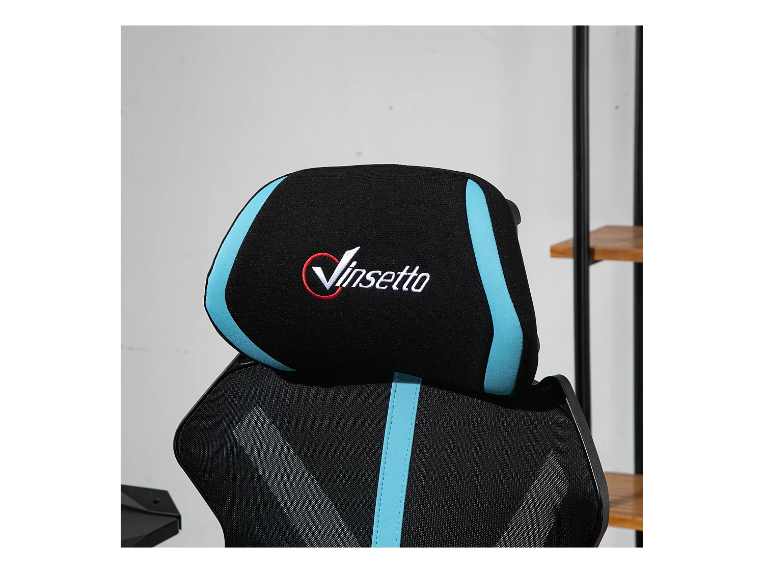 Silla de oficina azul 65x65x129 cm Vinsetto