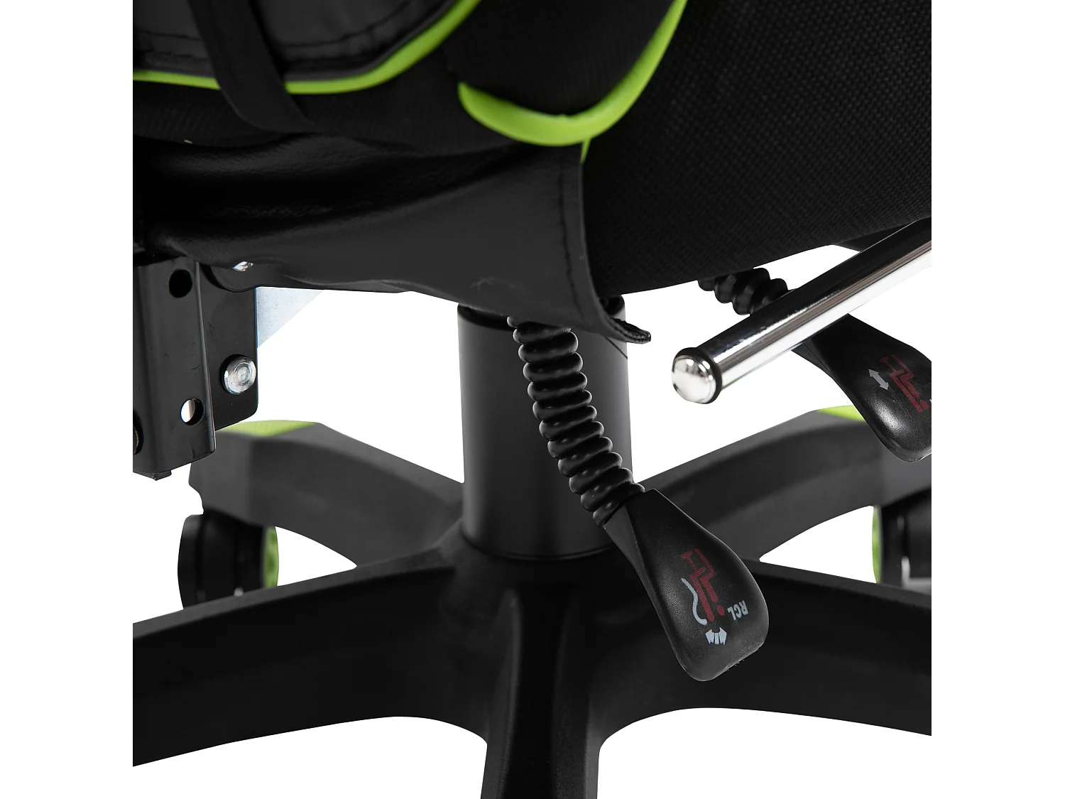 Silla para gaming verde 65x70x128.5 cm Vinsetto