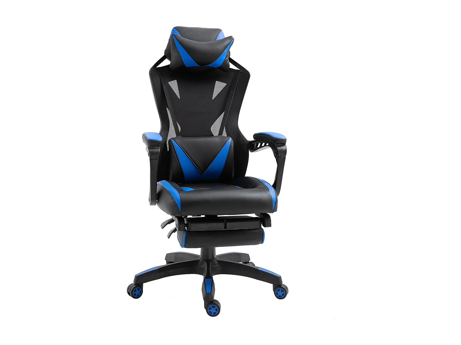 Silla para gaming azul 65x70x125 cm Vinsetto