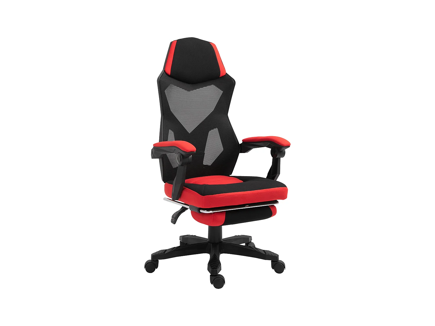 Silla de oficina rojo 58x72x122 cm Vinsetto