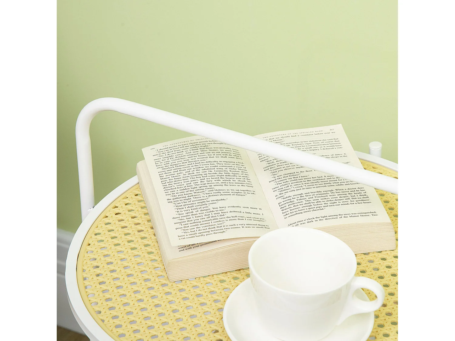 Mesa auxiliar blanco 43.5x42.5x60 cm HOMCOM