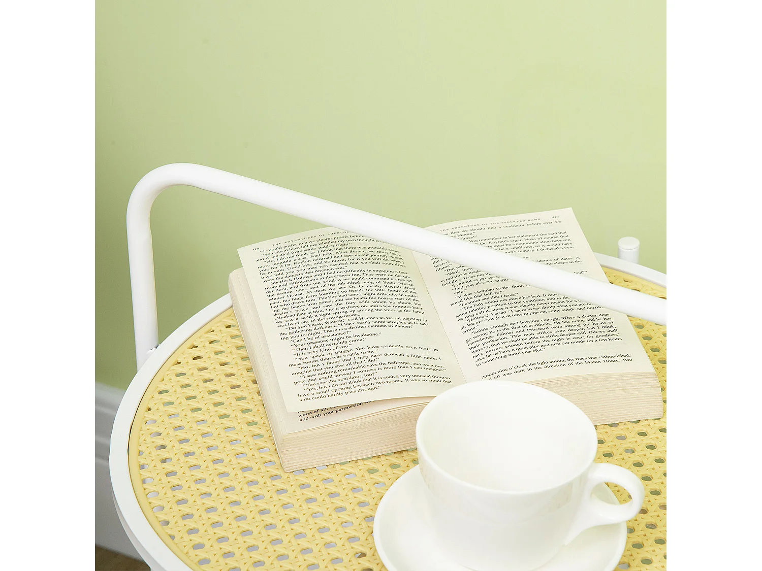 Mesa auxiliar blanco 43.5x42.5x60 cm HOMCOM