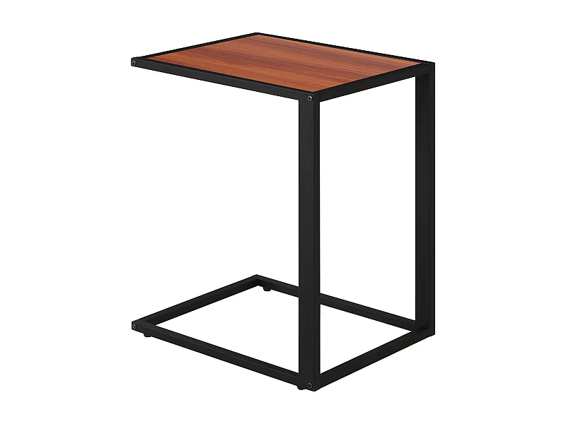 Mesa auxiliar nogal 40.6x50.8x64.2 cm HOMCOM