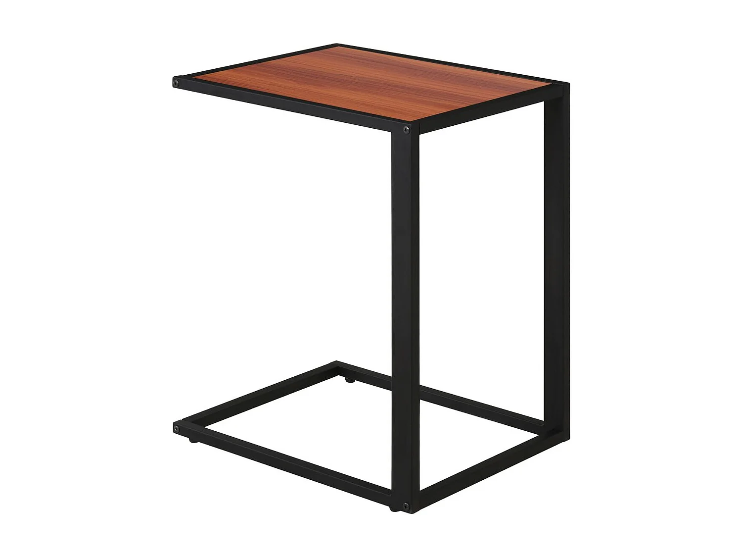 Mesa auxiliar nogal 40.6x50.8x64.2 cm HOMCOM