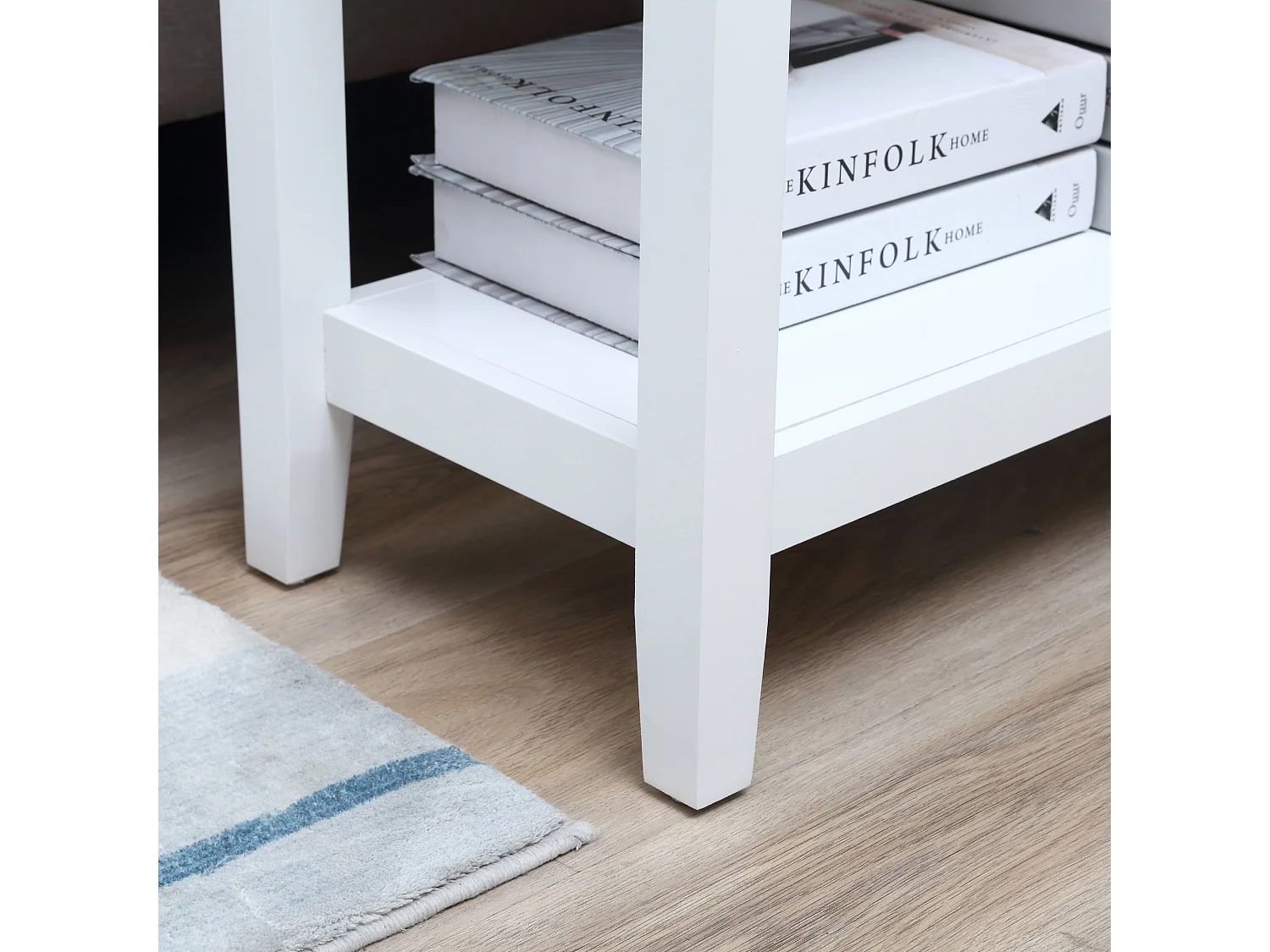 Mesa auxiliar blanco 60.5x32.5x70 cm HOMCOM