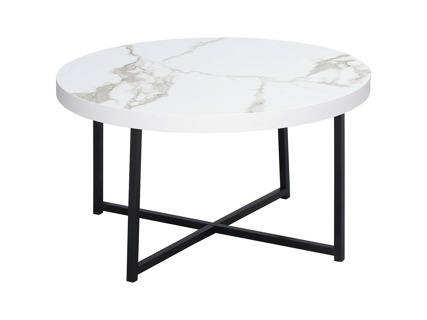 Mesa de centro blanco 80x80x45 cm HOMCOM