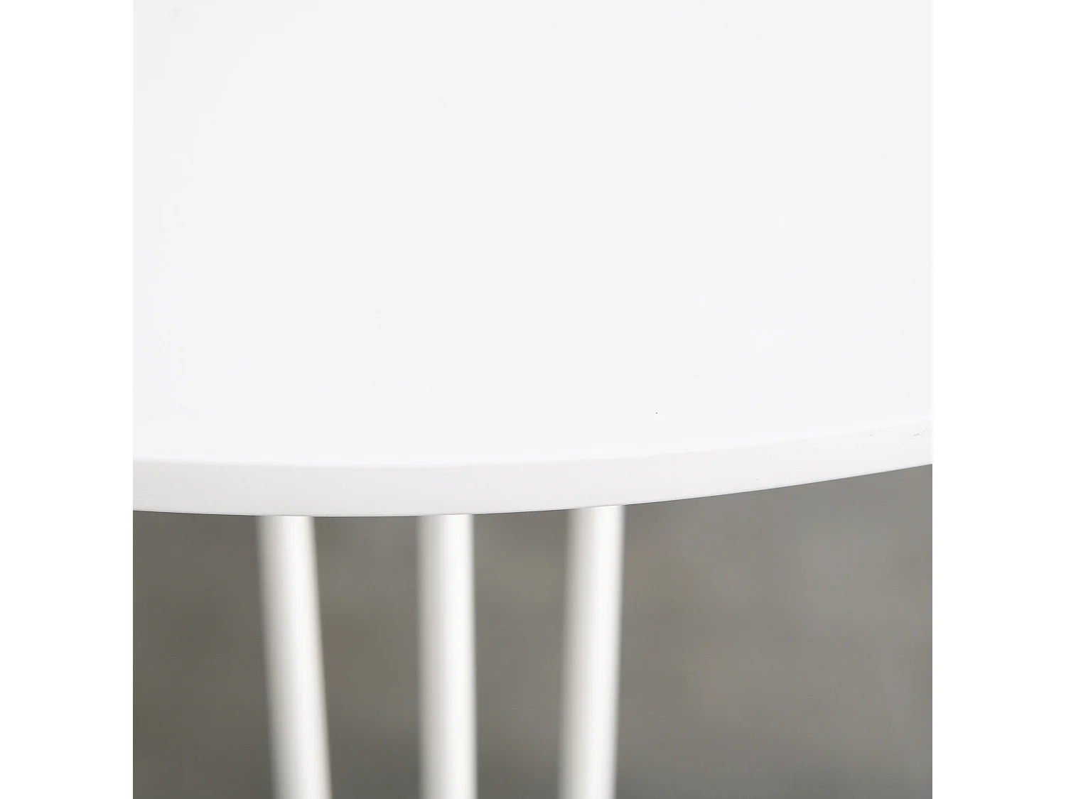 Mesa de comedor blanco ø70x75 cm HOMCOM