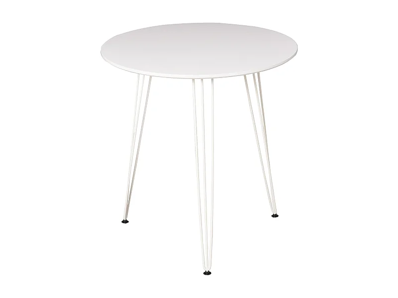 Mesa de comedor blanco ø70x75 cm HOMCOM