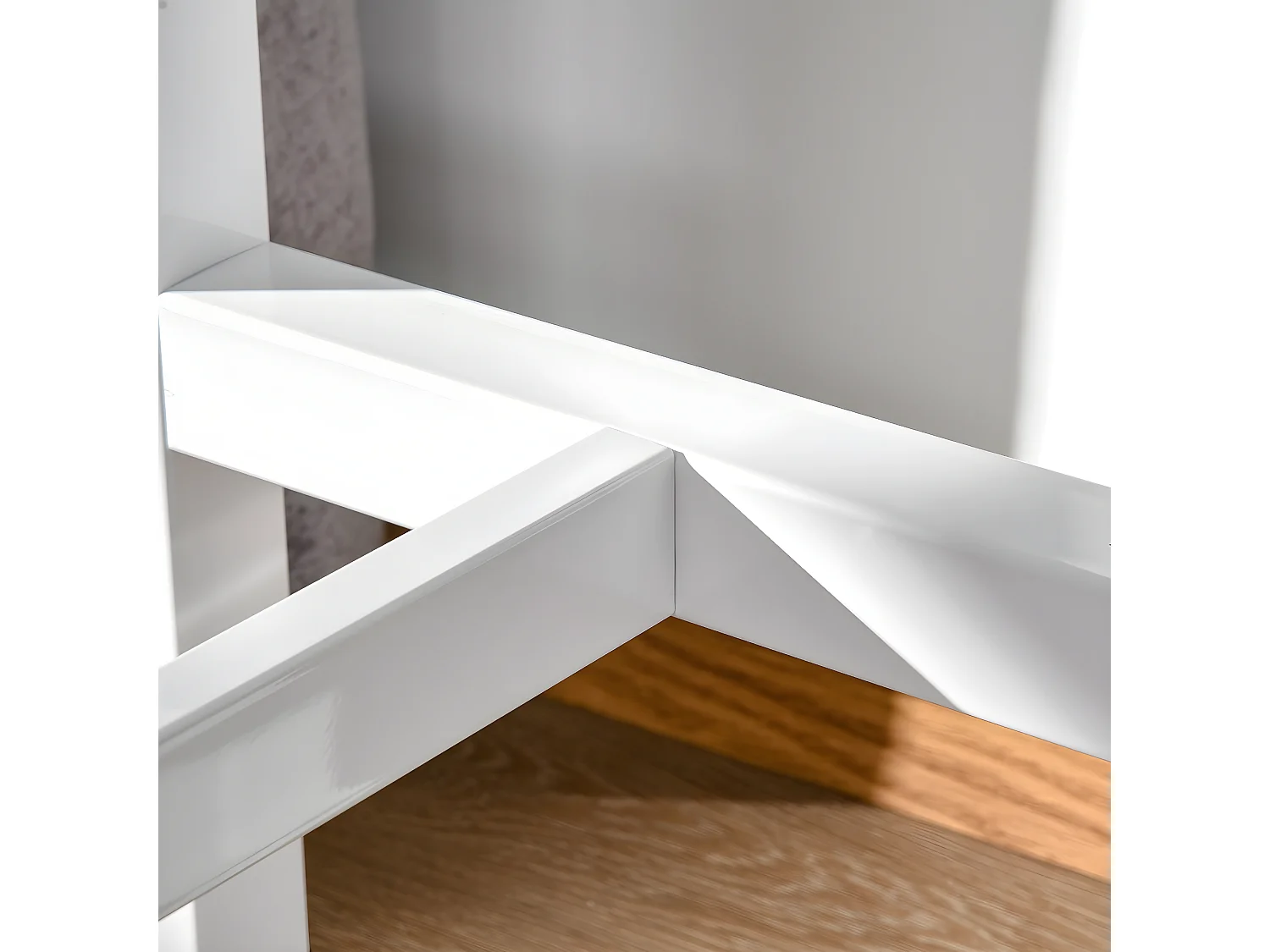 Mesa de bar blanco 120x40x100 cm HOMCOM