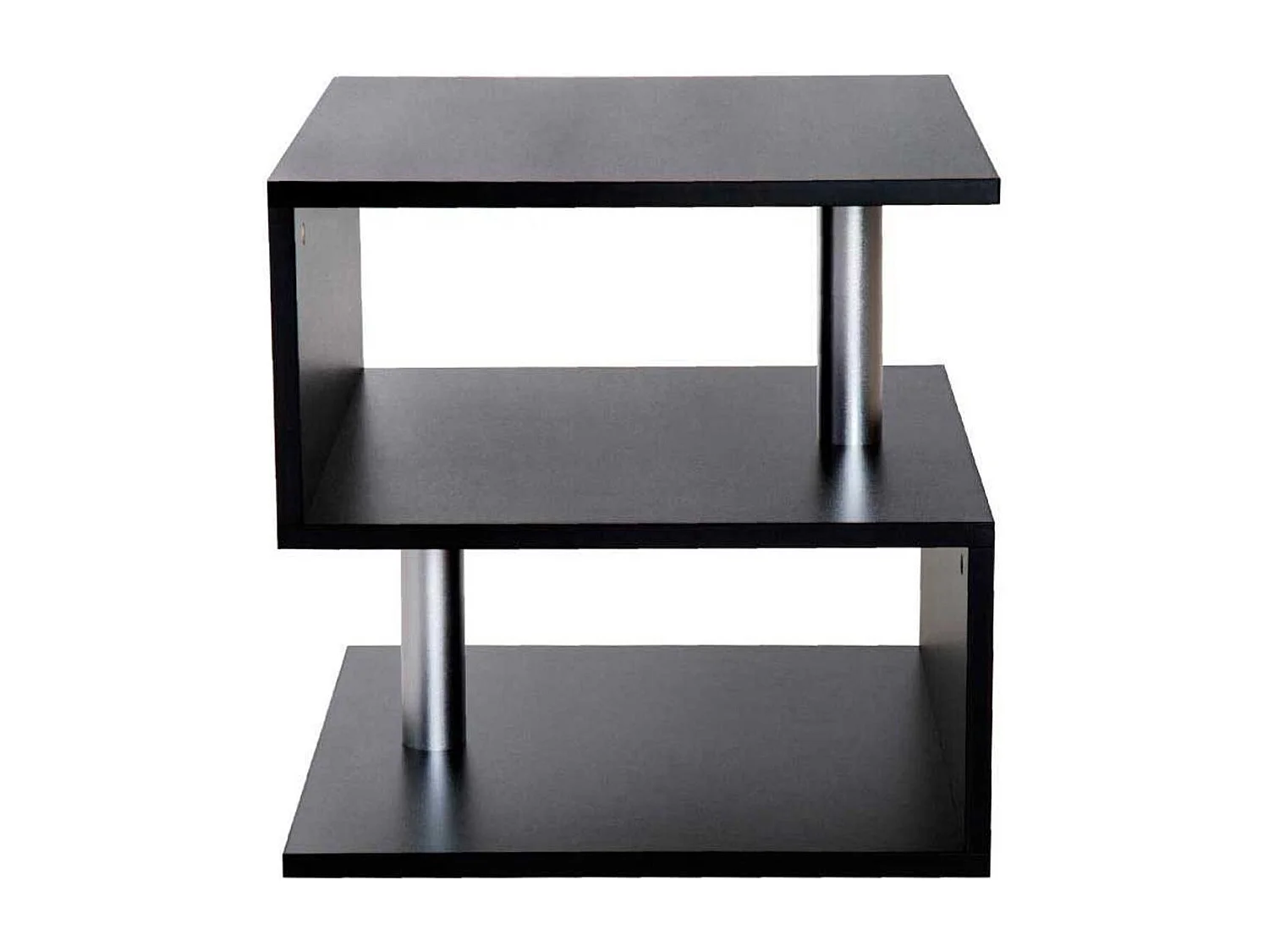 Mesa de centro negro 50x50x50 cm HOMCOM