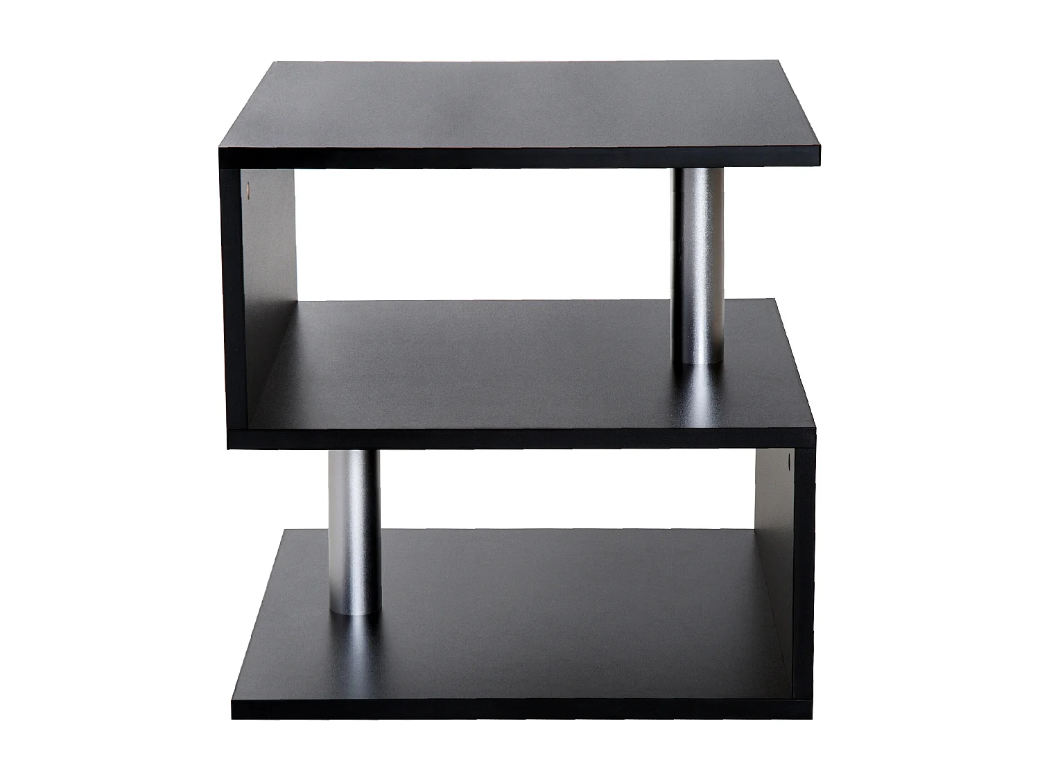 Mesa de centro negro 50x50x50 cm HOMCOM